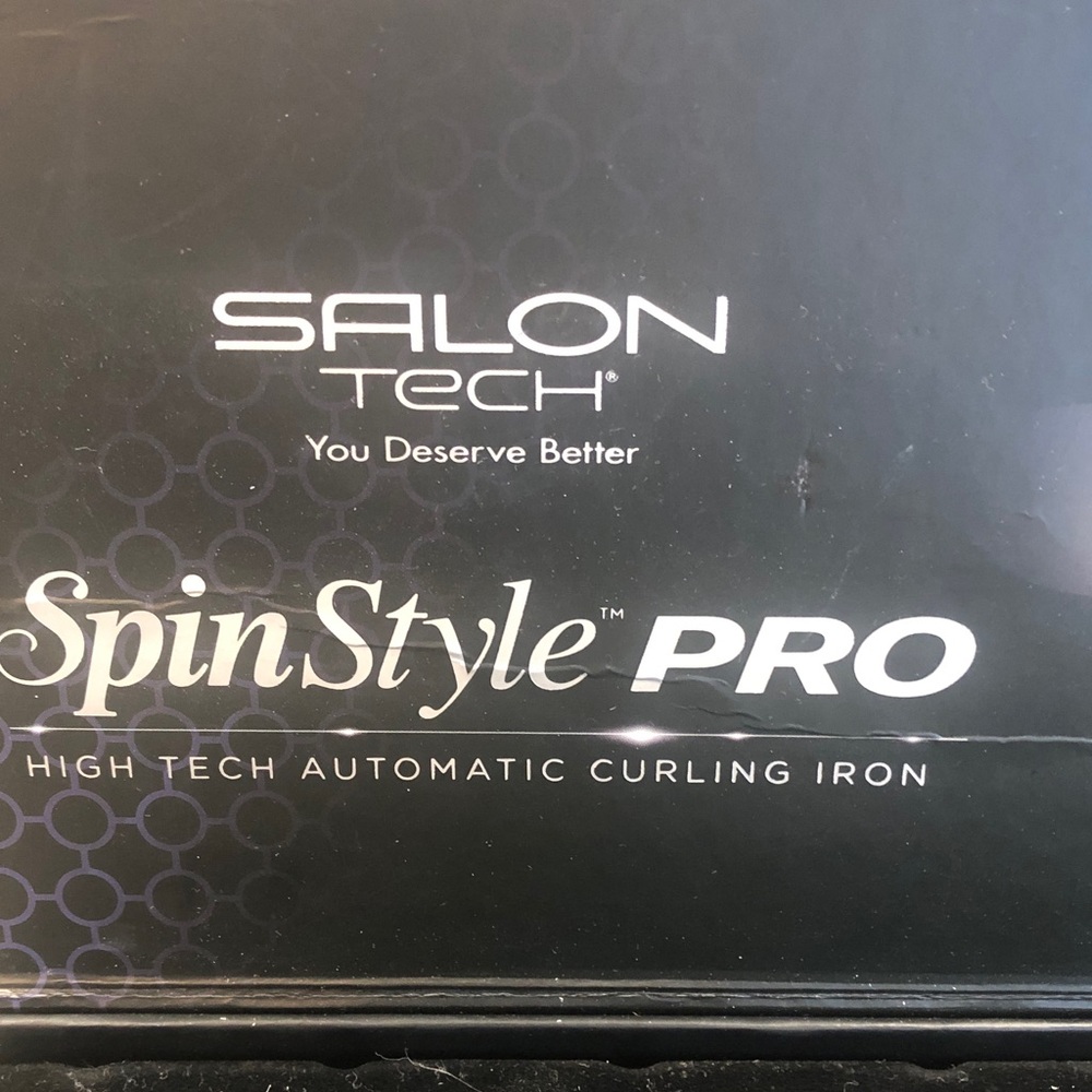 Brand New Salon Tech You Deserve Better SpinStyle Pro High Tech Curling Iron